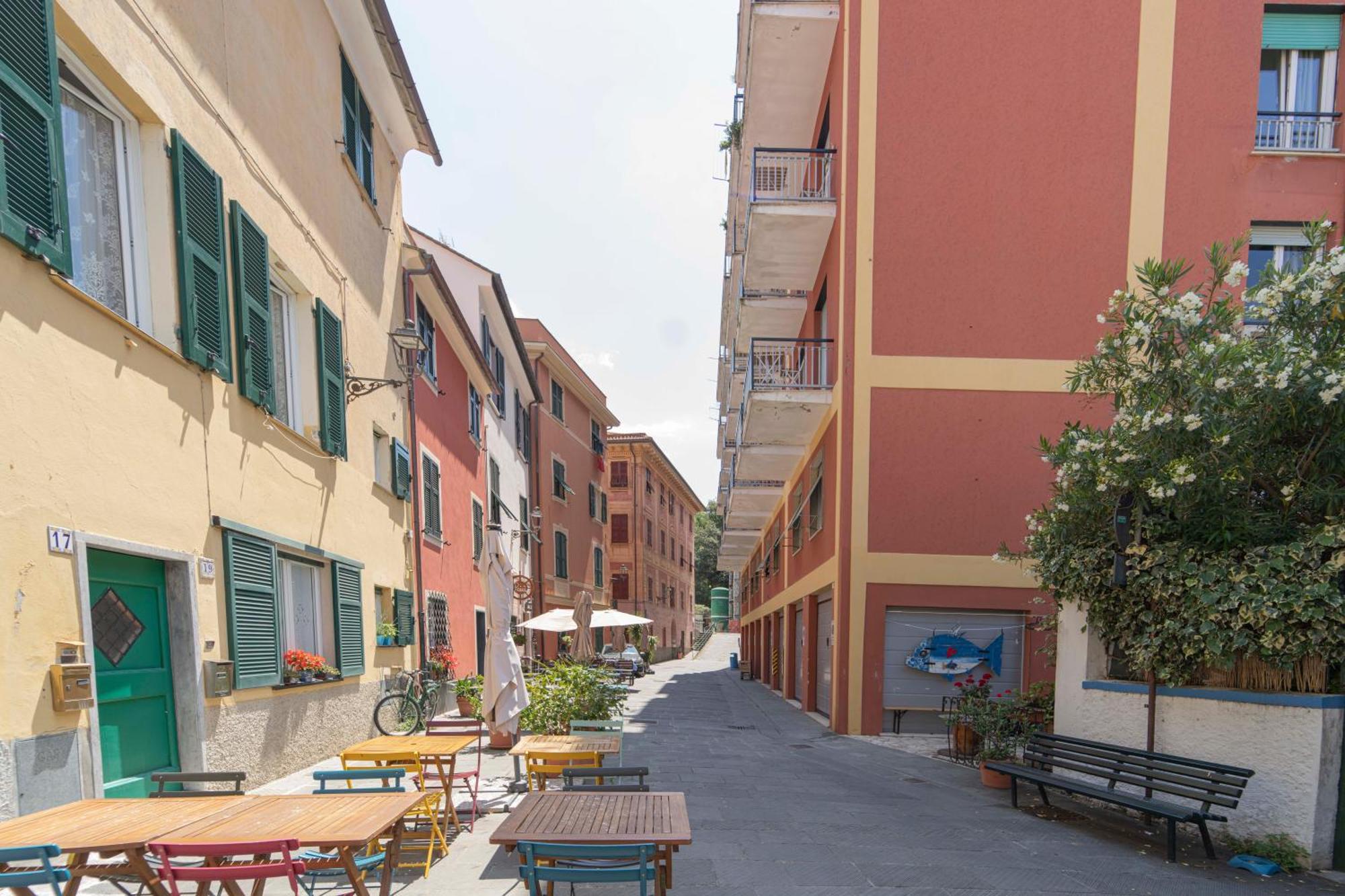 096 - Casa Al Borgo Cavi Di Lavagna, 150 Metri Dal Mare Apartment Bagian luar foto
